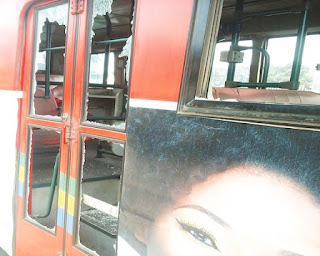 BRT bus destroyed for killing school girl