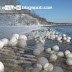 Enormes Bolas de Nieve en el Lago Michigan