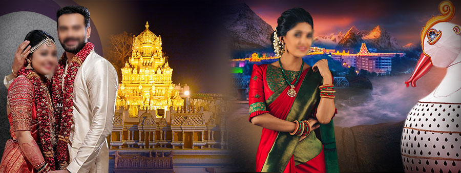 33 South Indian Wedding Album 12x36 PSD Templates