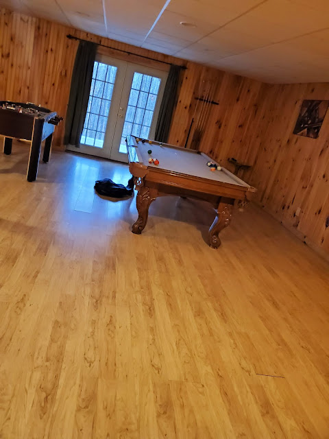 Game room in Getaway Cabins Whispering Woods #25 cabin in the Hocking Hills