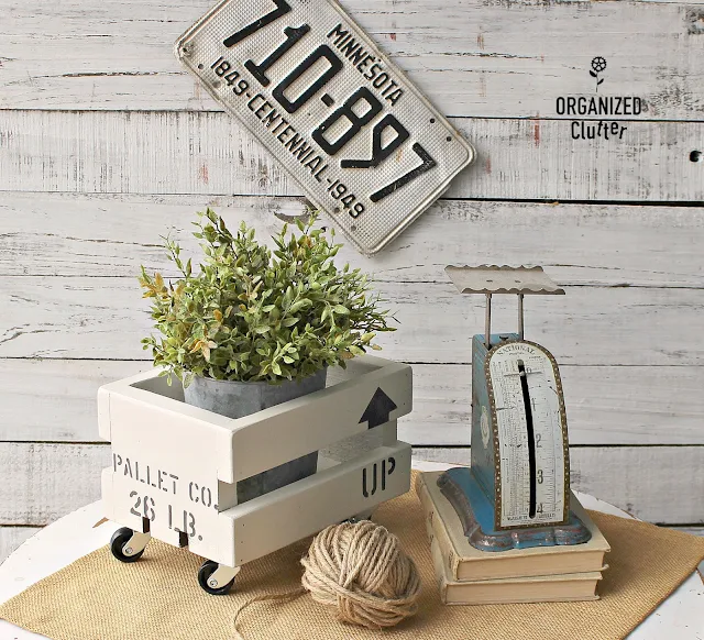 Indoor/Outdoor & All Season Stenciled Crate Ideas