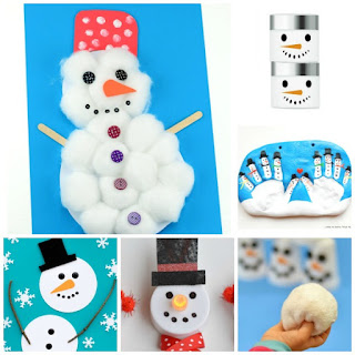 60+ snowman crafts for kids to make this winter #wintercraftsforkids #snowmancrafts #growingajeweledrose #activitiesforkids #snowman