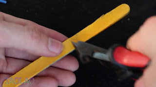 tutorial cara membuat alat pemotong gabus styrofoam sederhana dengan baterai
