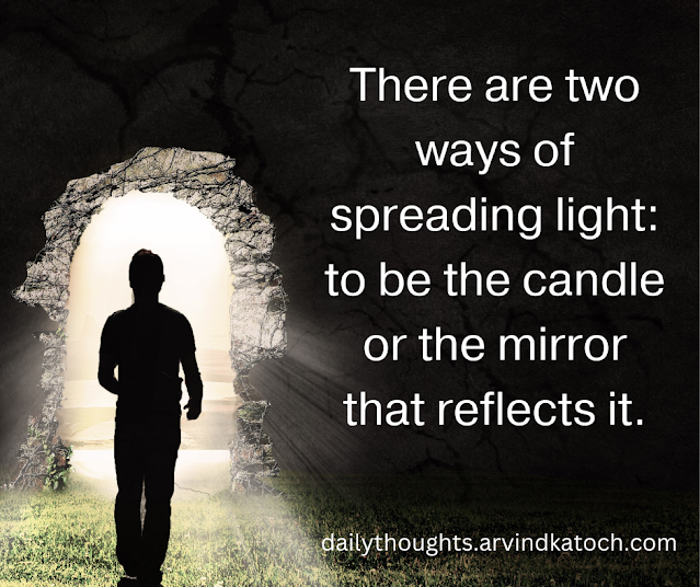Daily Thought, Meaning, light,
