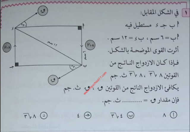 امتحان الاستاتيكا للصف الثالث الثانوى 2021