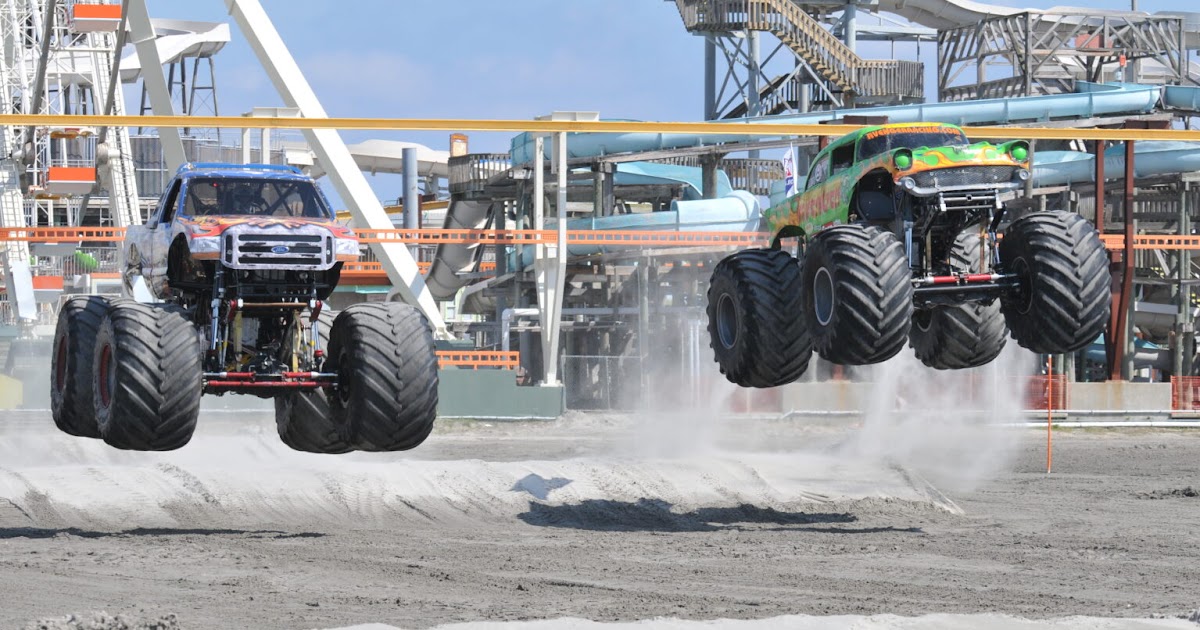 Monsters on the Beach Monster Truck Races & Truck Pulls - The