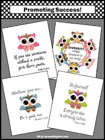  motivational posters for kids owls diversity Quotes