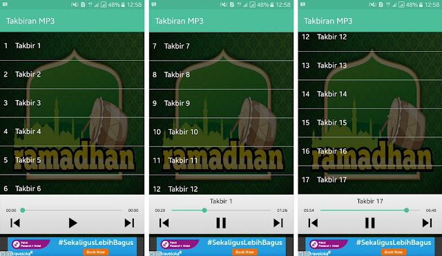  yaitu aplikasi yang berisi lagu takbiran yang sanggup anda putar eksklusif dari smartphone a Download Takbir Mp3  Aplikasi Audio Takbiran Lengkap 2017