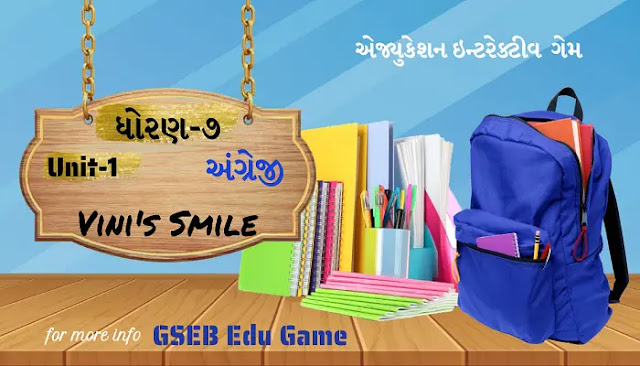 Std-7 English Unit-1 Vini'S Smile