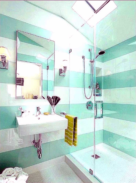 Green Color Bathroom wall Tiles