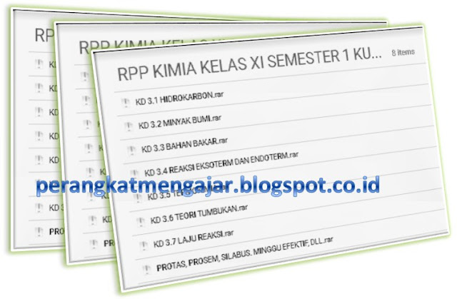 RPP Kimia SMA/SMK kelasXI kurikulum 2013 terbaru lengkap