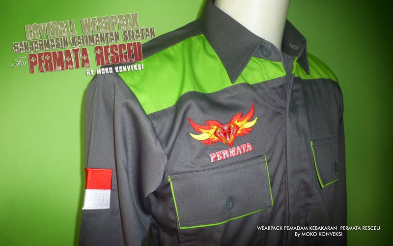 COVERALL WEARPACK SERAGAM PEMADAM KEBAKARAN PERMATA RESCUE ...