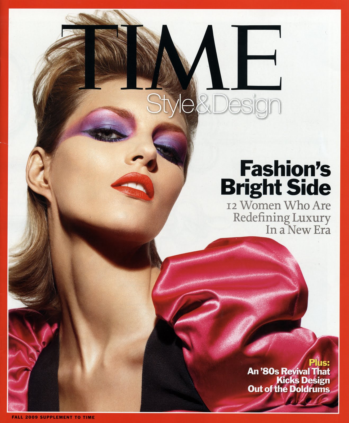 Anja Rubik - Time Style & Design Cover