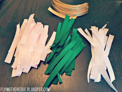 DIY Ribbon Yule Trees