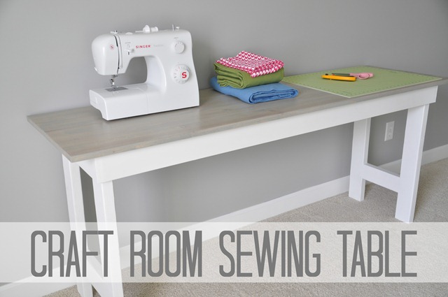 Craft Room Sewing Table Tutorial — Decor and the Dog
