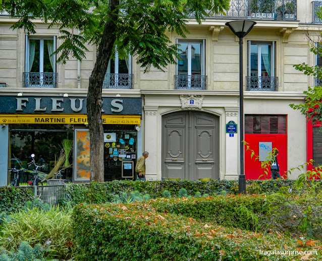 Praça Leon Blum em Paris