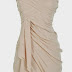 Chiffon Drape Party Dress 