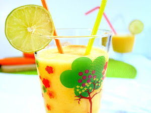 Smoothie mangue orange coco