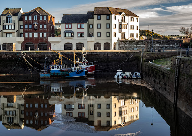 Photo of more reflections in Maryport Harbour