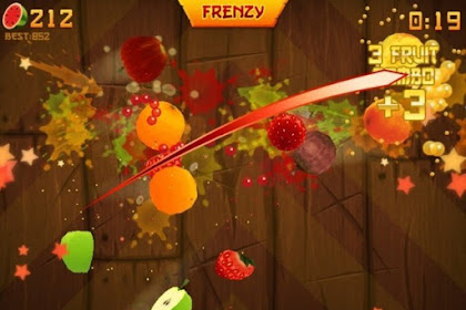 Cara Sukses Bermain Game Fruit Ninja (Tips & Cheat Fruit Ninja)