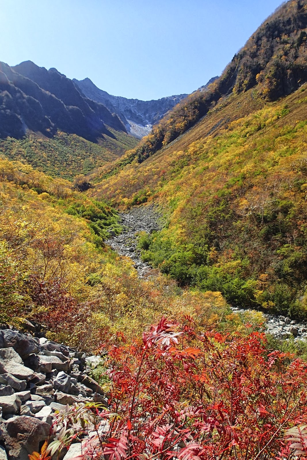 涸沢カールの紅葉は日本一