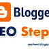 First SEO steps after Create a blog