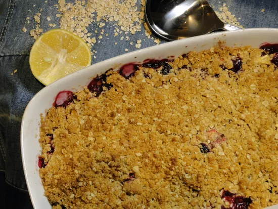 Cranberry Crumble With Fall Fruit Recipe