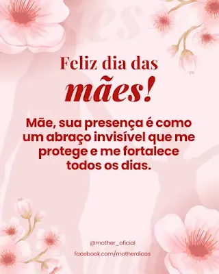 Mensagem para o Dia das Mães para Facebook, Instagram e WhatsApp