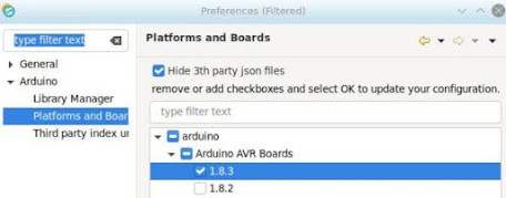 Platform Arduino AVR 1.8.3