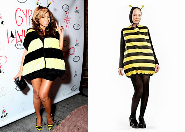 Beyonce disfrazada de abeja y disfraz abeja DIY