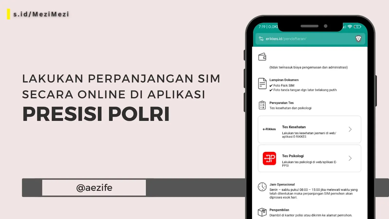 Tutorial Memperpanjang SIM Secara Online melalui Aplikasi Presisi Polri