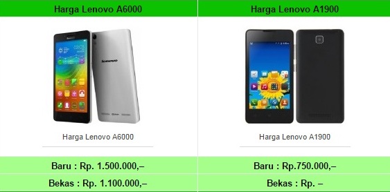 Daftar Harga HP Lenovo Tahun 2017 Terbaru Semua Type