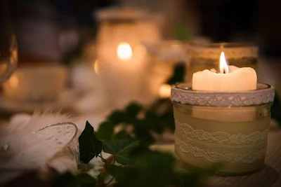 Boda simbólica ceremonia de la luz