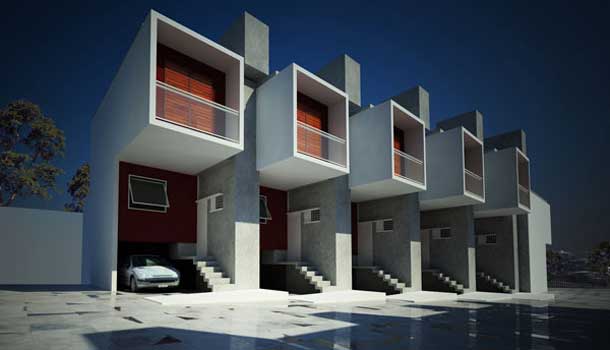 casas modernas por dentro. FACHADAS DE CONDOMINIOS CASA