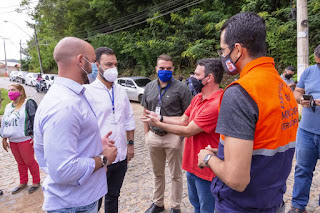 Representantes de Estado e Município avaliam as intervenções do Governo do Estado em Teresópolis