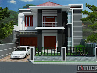 Gambar Model Rumah Minimalis 2 Lantai Sederhana