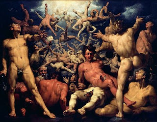 Cornelis Van Haarlem - Caída de los titanes