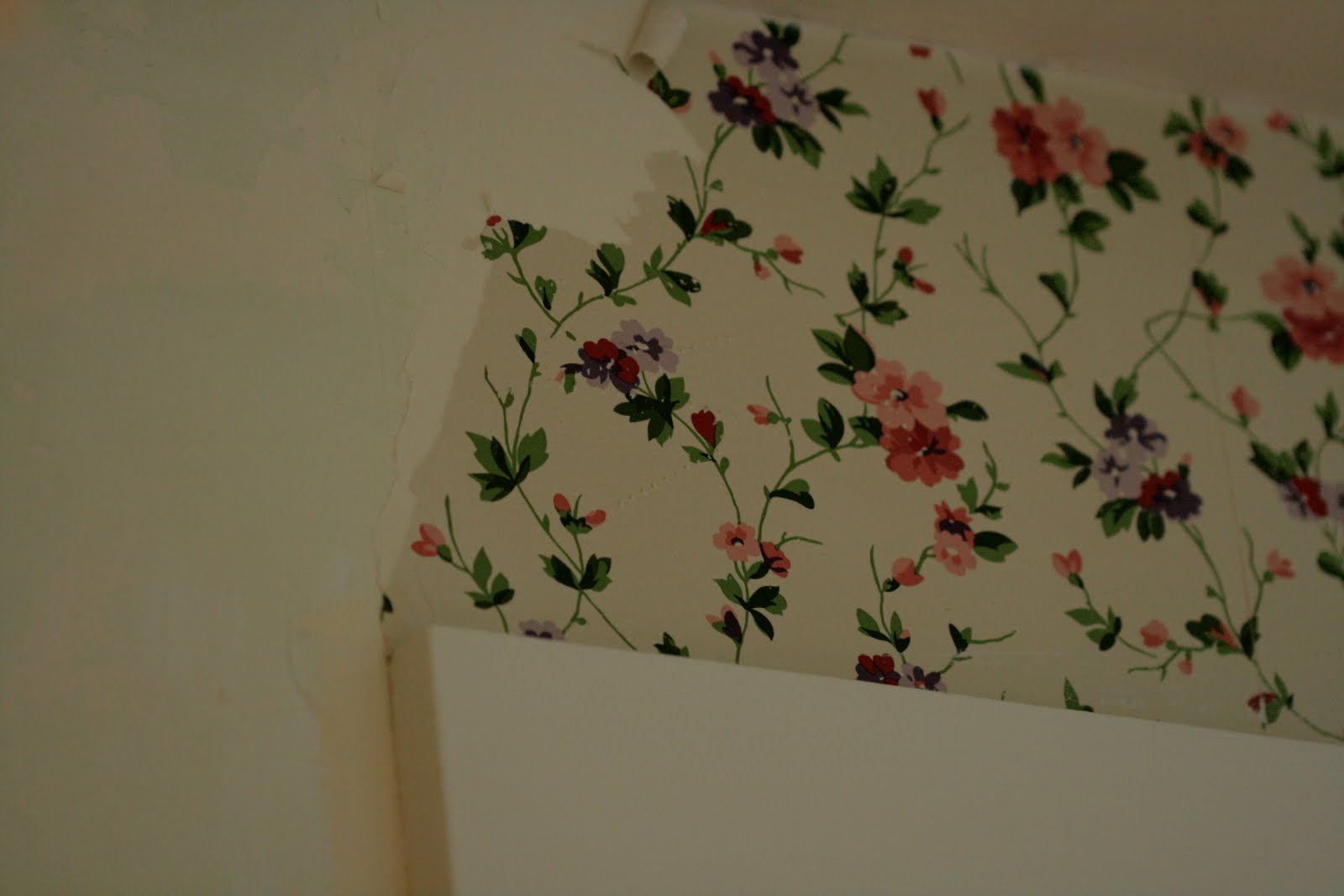 The top layer has a certain Laura Ashley charm. The wallpaper could have 