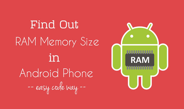 Find Android RAM memory size