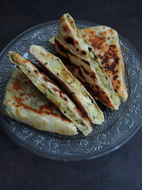 Patatesli Gozleme, Turkish Potato Cheese Gozleme