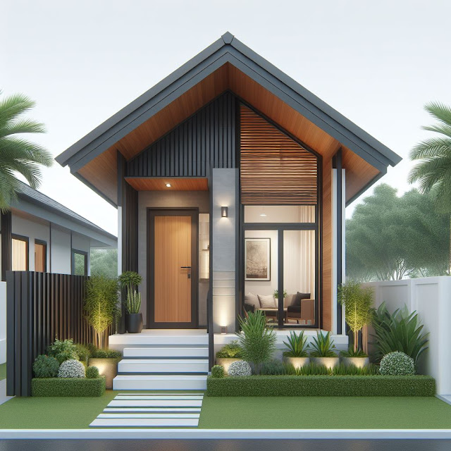 desain rumah 1 lantai