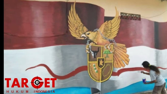 Koramil Jaken Bersama Warga Sumberejo Manfaatkan Dinding Tembok Sebagai Media Mural 