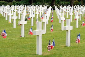 American cemetery and Memorial, Normandy, France