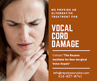 Repair Your Voice - Treatment for Vocal Cord Damage