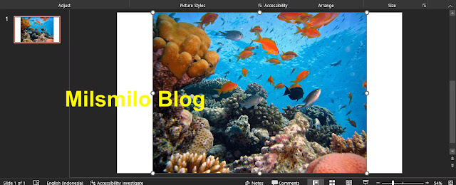 Cara memasukan gambar ke dalam teks di powerpoint, cara membuat teks masuk dalam gambar pada slide ppt microsoft powerpoint