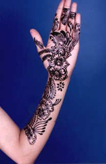 Flower Henna Tattoo