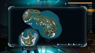 The map screen in Palworld.