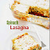 Spinach lasagne / Spinach lasagna