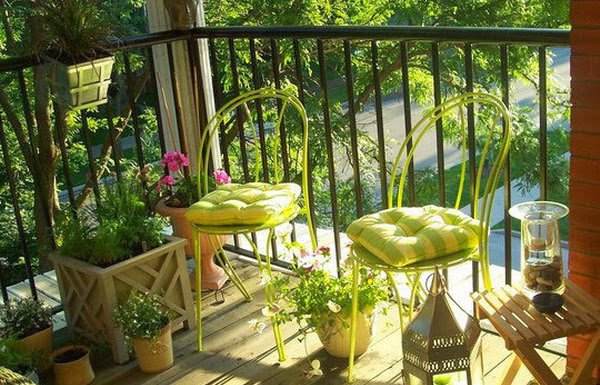 balcony of the house with a small space