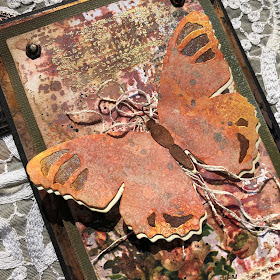 Tim Holtz Sizzix Tattered Butterfly Distress Oxide Sprays Alcohol Pearls Tutorial by Sara Emily Barker https://frillyandfunkie.blogspot.com/2019/03/saturday-showcase-tim-holtz-tattered.html 9